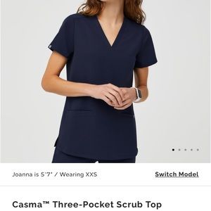Figs Casma Three-Pocket Scrub Top